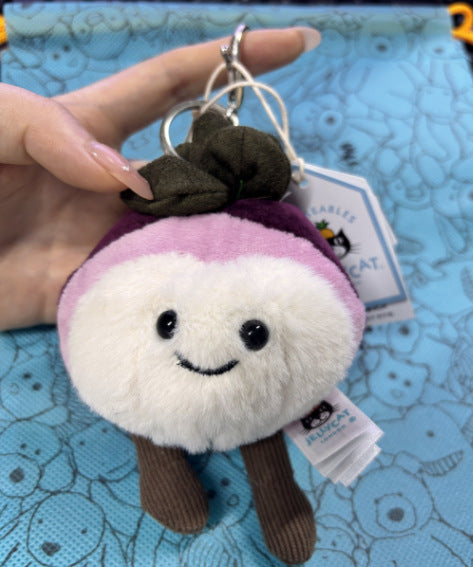 JellyCCCC pendant has three complete standards with steel stamp, Barcelona bear, eggplant, croissant, and free dust bag for all styles.