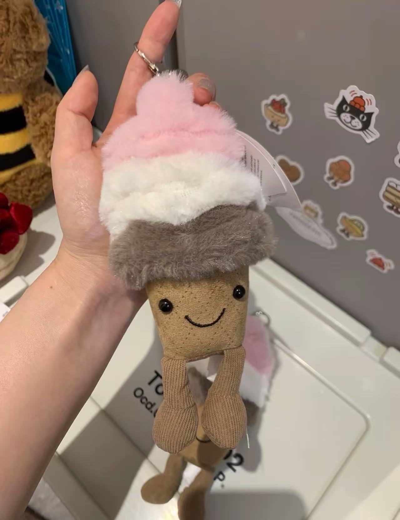 jelly imitation stuffed doll pendant vegetable food pendant peanut doll gift collection