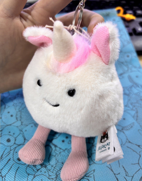 JellyCCCC pendant has three complete standards with steel stamp, Barcelona bear, eggplant, croissant, and free dust bag for all styles.