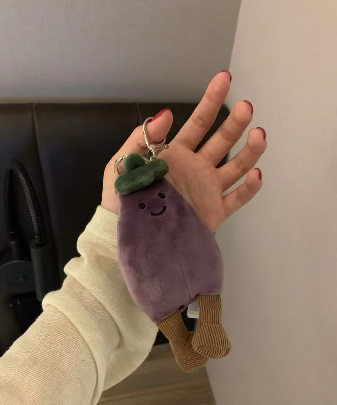 jelly imitation stuffed doll pendant vegetable food pendant peanut doll gift collection